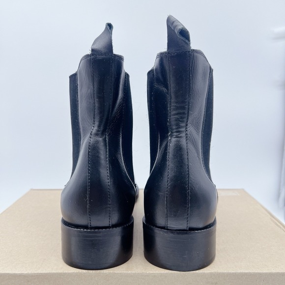 La Canadienne Smile Waterproof Chelsea Ankle Boots Bootie Black Leather US 11 - Picture 8 of 13